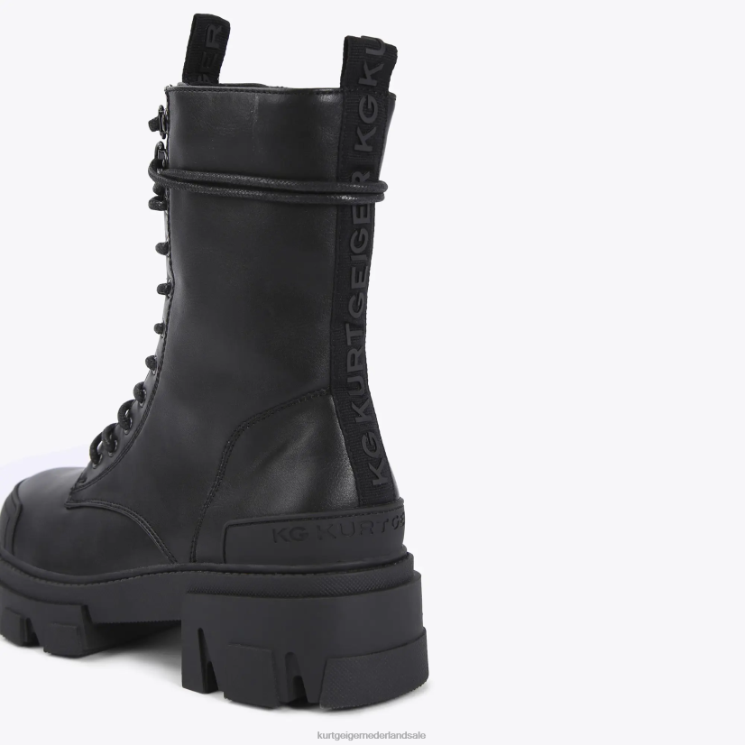 vrouwen Kurt Geiger N206R457 Londen trekker veterschoenen zwart | schoenen