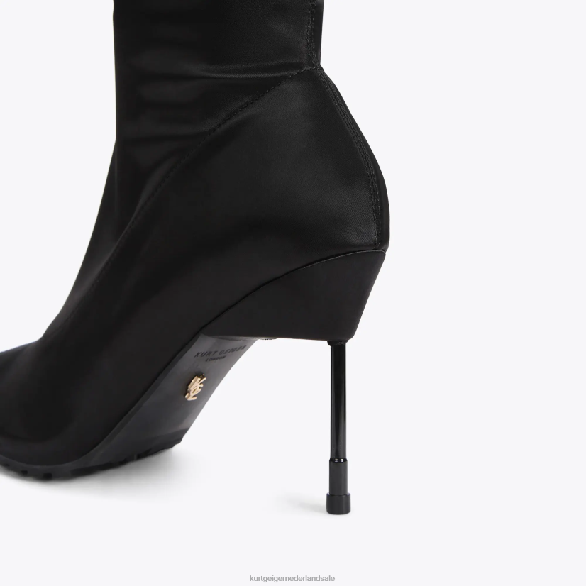 vrouwen Kurt Geiger N206R266 Londense barbican over de knie doorweekt zwart | schoenen