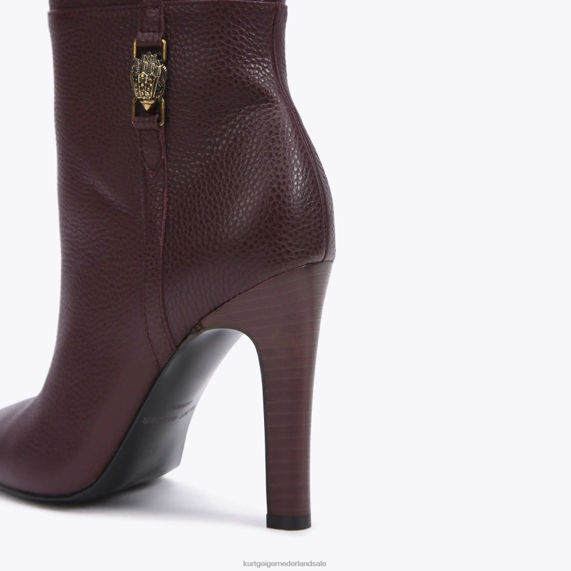 vrouwen Kurt Geiger N206R309 Londen Shoreditch knielaarzen wijn | schoenen