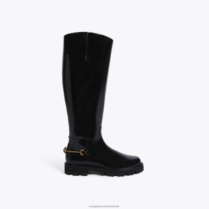 vrouwen Kurt Geiger N206R399 London Carnaby rijlaars zwart | schoenen