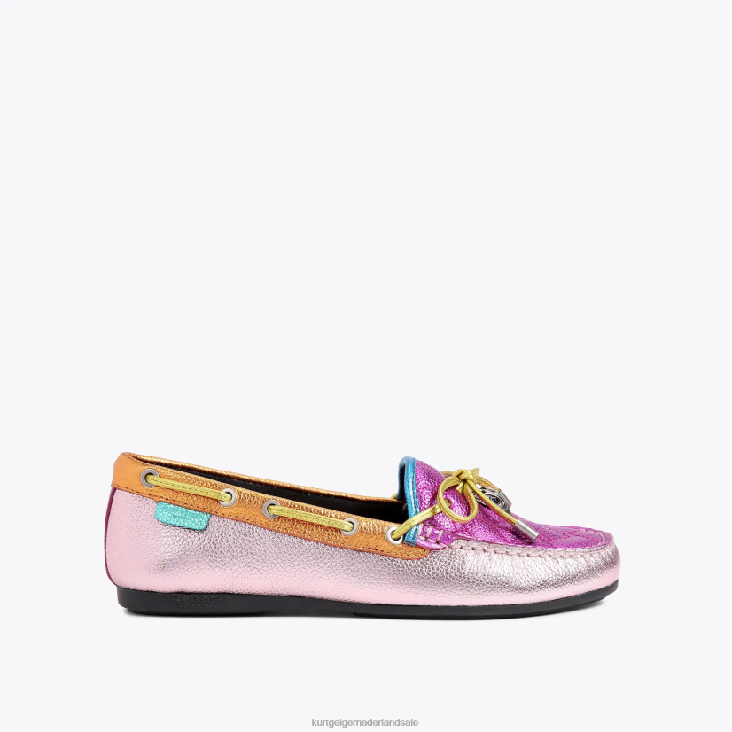 vrouwen Kurt Geiger N206R218 Londen Eagle mocassin roze combinatie | schoenen