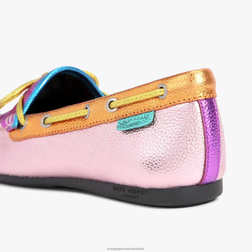 vrouwen Kurt Geiger N206R218 Londen Eagle mocassin roze combinatie | schoenen