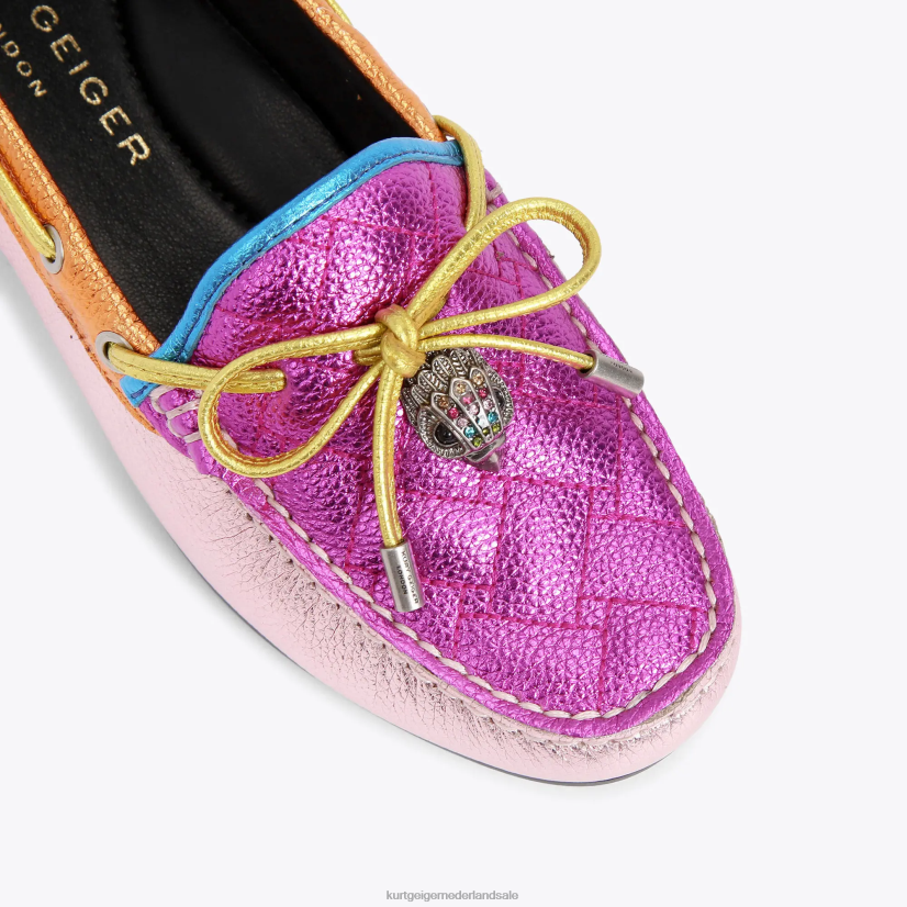 vrouwen Kurt Geiger N206R218 Londen Eagle mocassin roze combinatie | schoenen