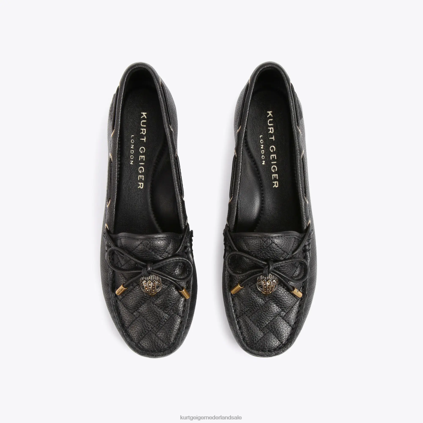 vrouwen Kurt Geiger N206R355 Londen Eagle mocassin zwart | schoenen