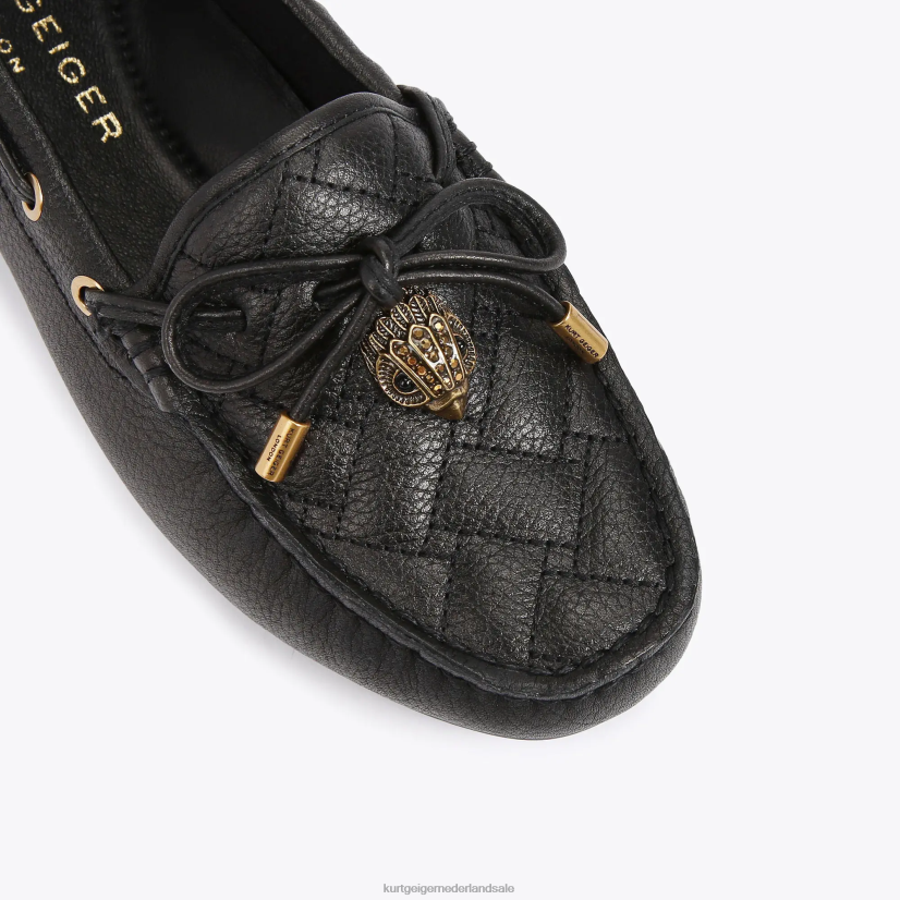 vrouwen Kurt Geiger N206R355 Londen Eagle mocassin zwart | schoenen