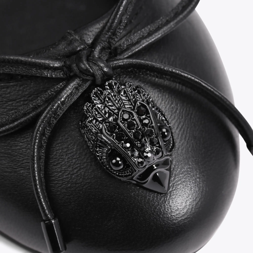 vrouwen Kurt Geiger N206R356 Londen Eagle-ballerina zwart | schoenen