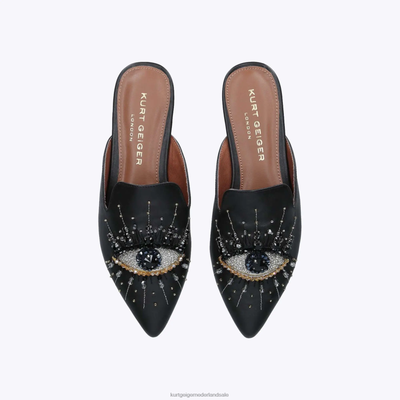 vrouwen Kurt Geiger N206R360 Londen olijf oog zwart | schoenen