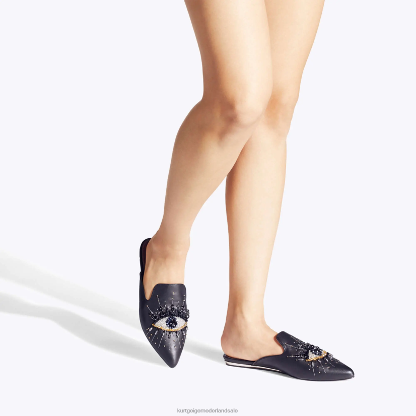 vrouwen Kurt Geiger N206R360 Londen olijf oog zwart | schoenen