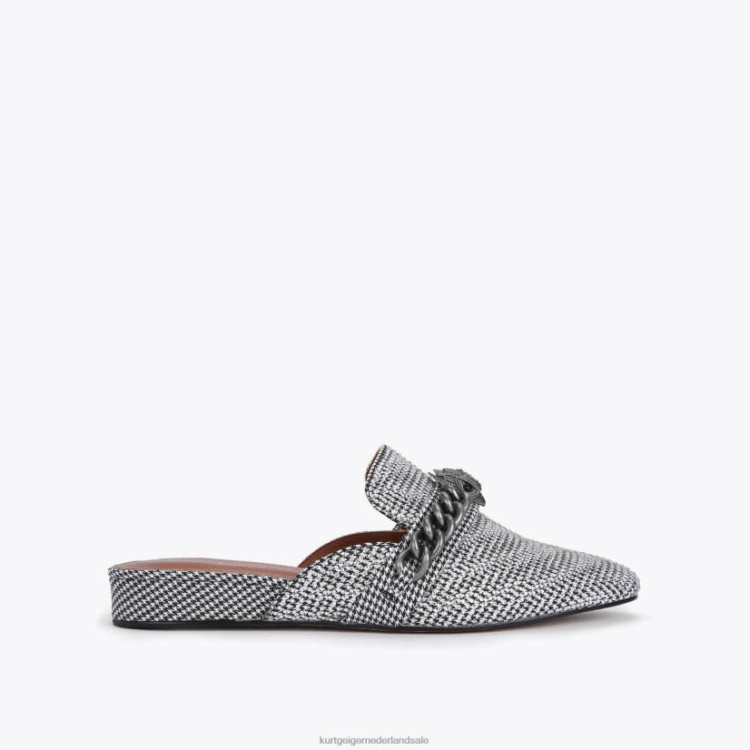 vrouwen Kurt Geiger N206R362 Londen Chelsea muilezel zilver | schoenen