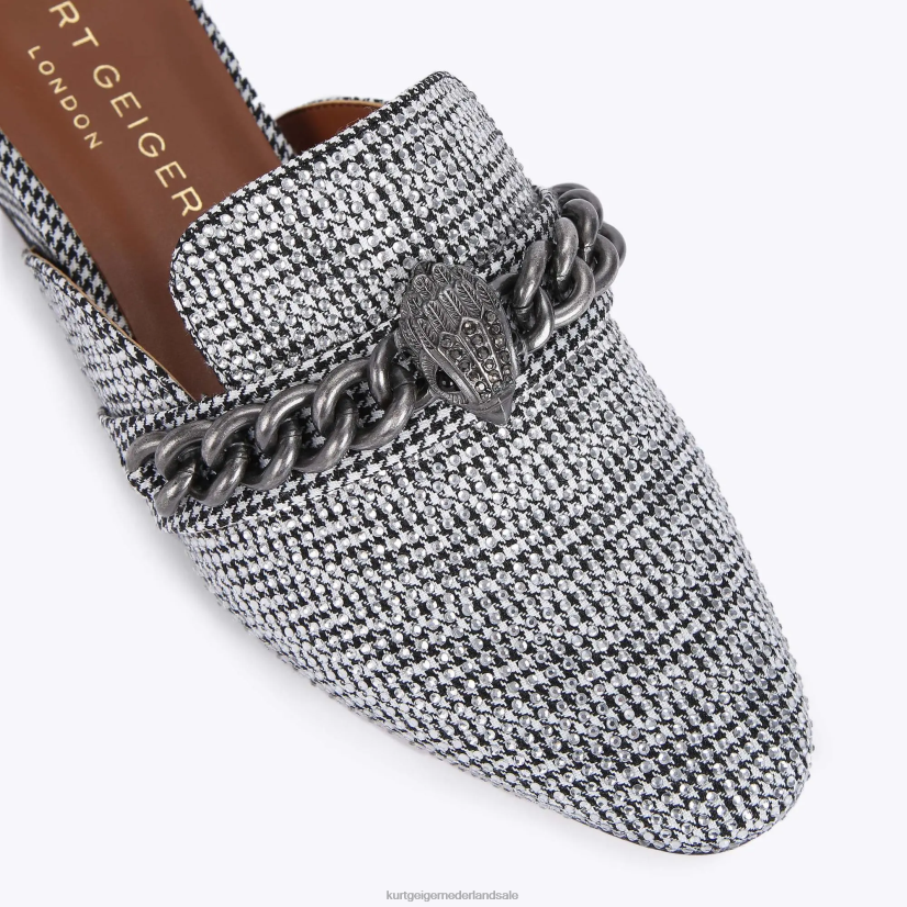 vrouwen Kurt Geiger N206R362 Londen Chelsea muilezel zilver | schoenen