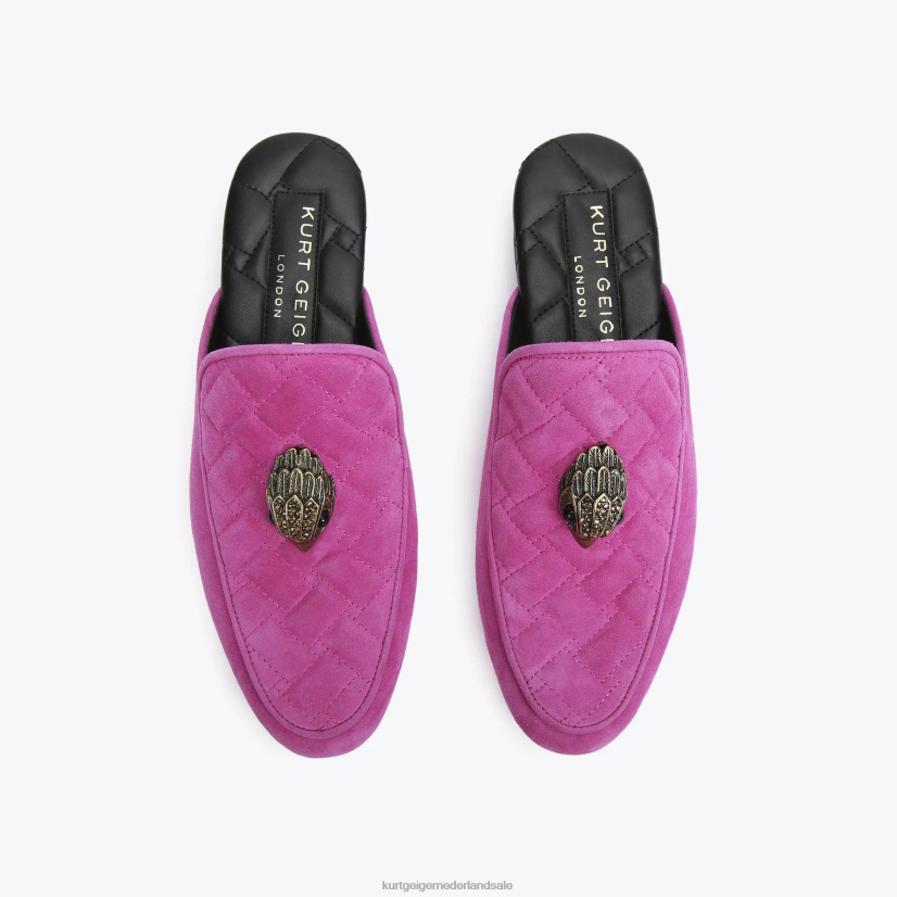 vrouwen Kurt Geiger N206R415 Londen Holly Eagle-muilezel roze | schoenen