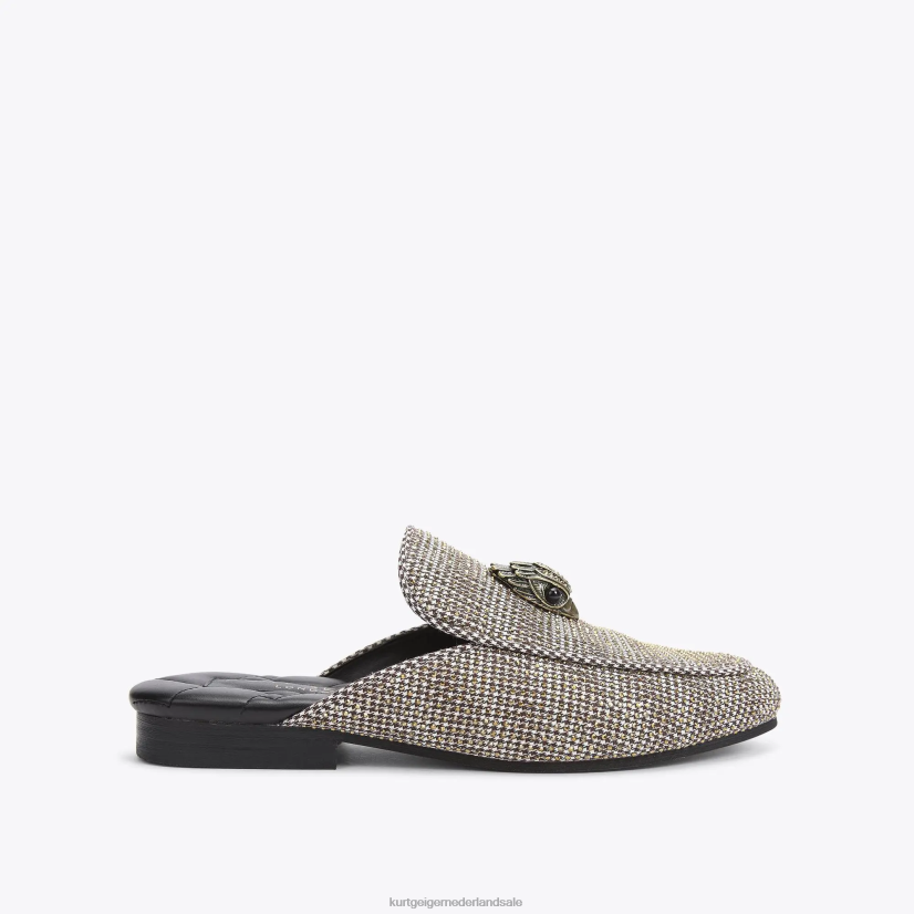 vrouwen Kurt Geiger N206R416 Londen Holly Eagle-muilezel beige | schoenen