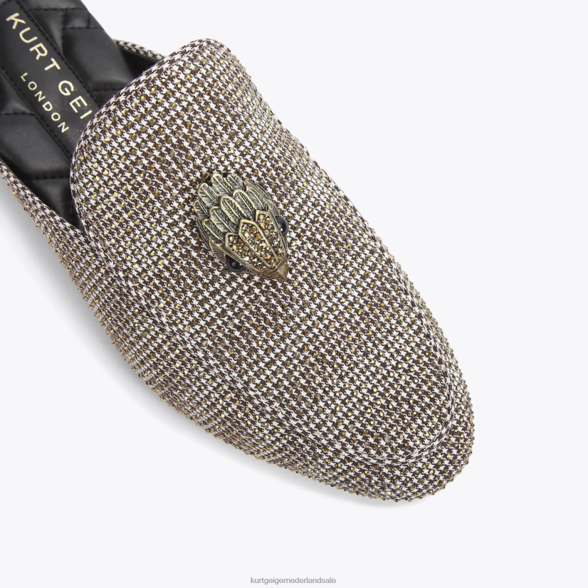 vrouwen Kurt Geiger N206R416 Londen Holly Eagle-muilezel beige | schoenen