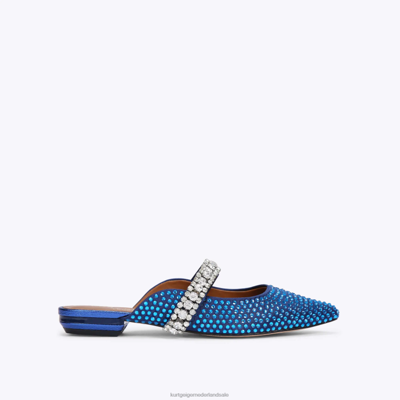 vrouwen Kurt Geiger N206R684 prinselijke kristallen van Londen donkerblauw | schoenen