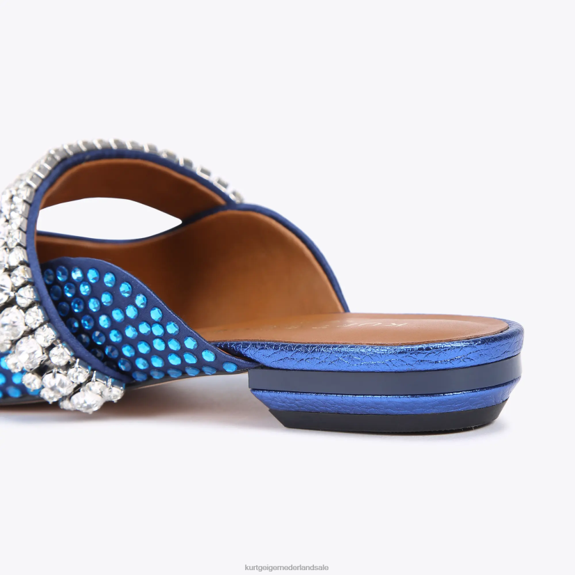 vrouwen Kurt Geiger N206R684 prinselijke kristallen van Londen donkerblauw | schoenen