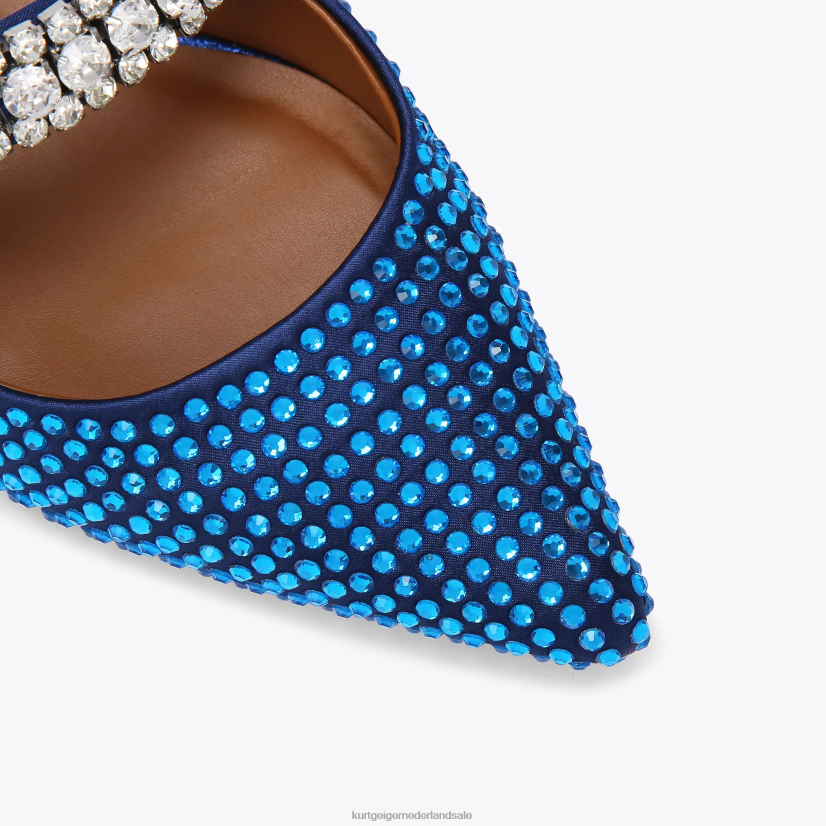 vrouwen Kurt Geiger N206R684 prinselijke kristallen van Londen donkerblauw | schoenen