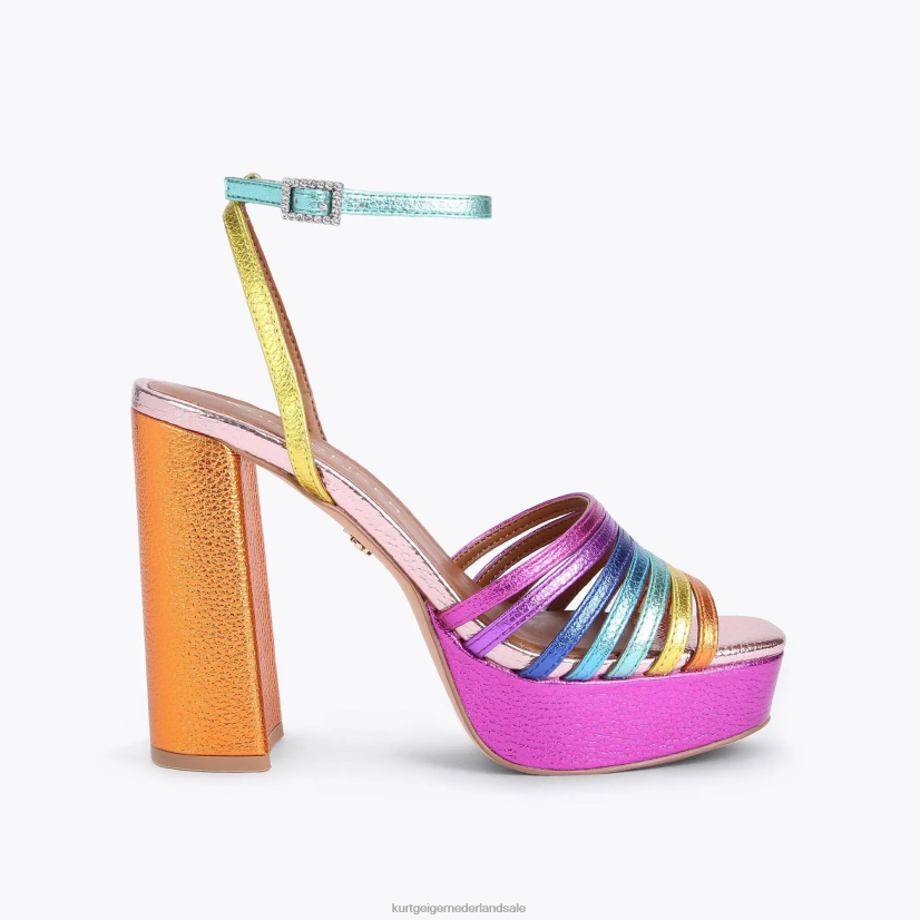 vrouwen Kurt Geiger N206R193 London pierra platform sandaal meerdere/andere | schoenen