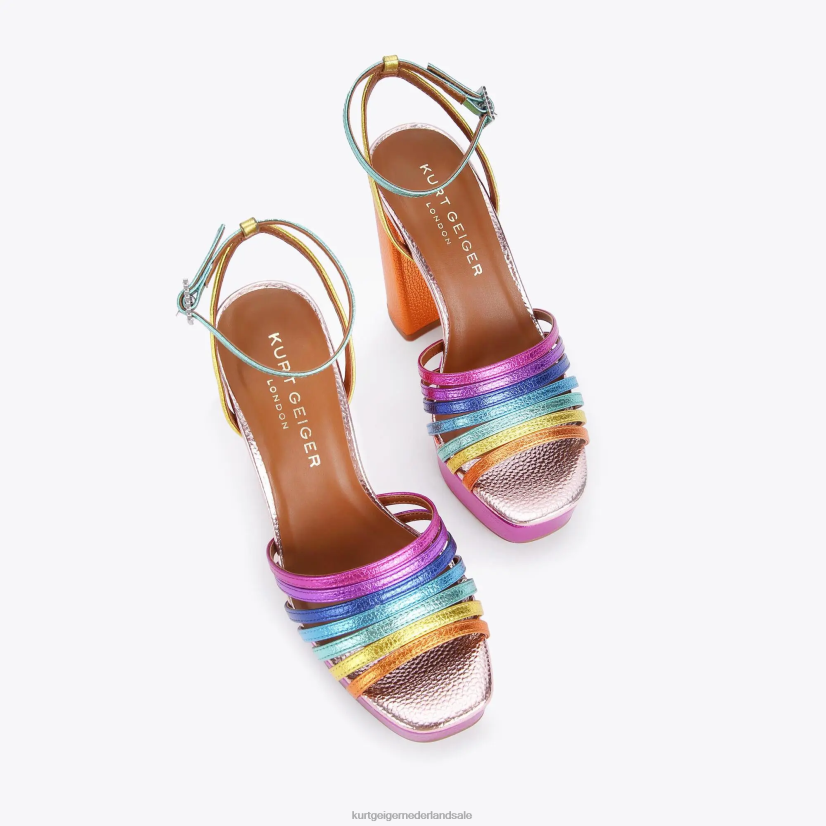 vrouwen Kurt Geiger N206R193 London pierra platform sandaal meerdere/andere | schoenen