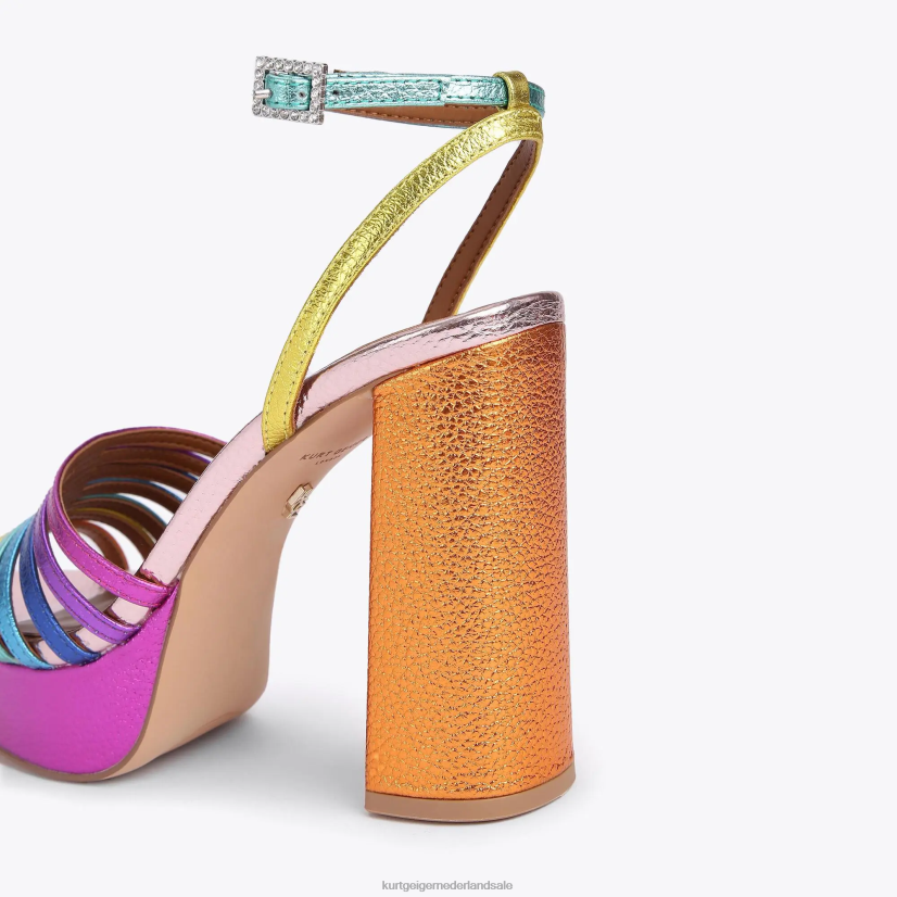 vrouwen Kurt Geiger N206R193 London pierra platform sandaal meerdere/andere | schoenen