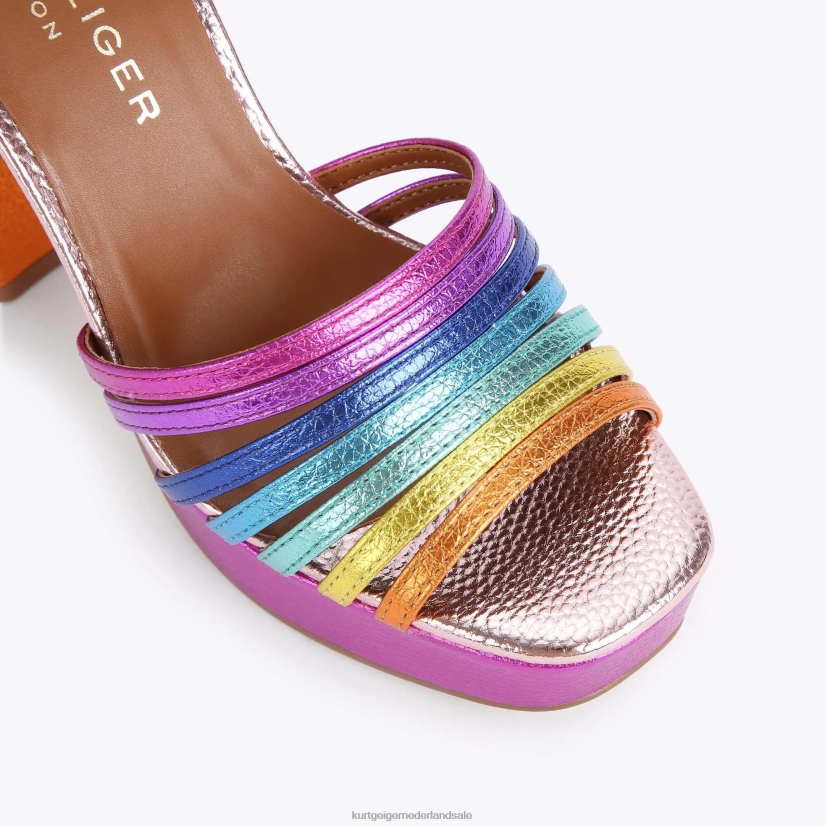 vrouwen Kurt Geiger N206R193 London pierra platform sandaal meerdere/andere | schoenen
