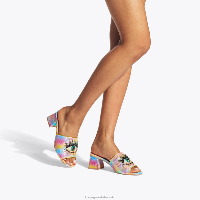 vrouwen Kurt Geiger N206R293 Londen olijfblok oog meerdere/andere | schoenen