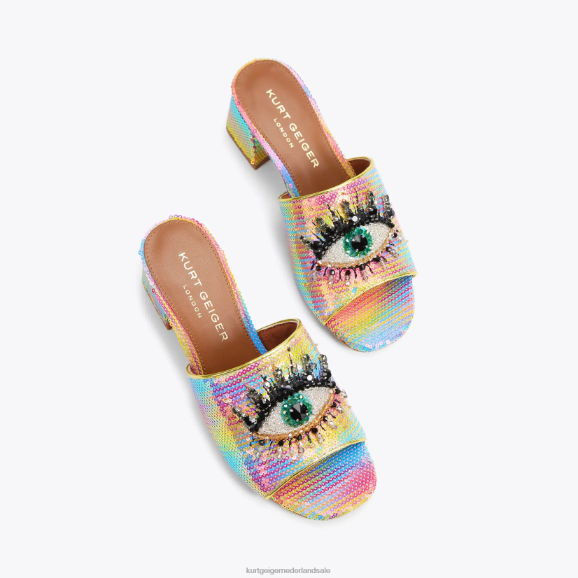 vrouwen Kurt Geiger N206R293 Londen olijfblok oog meerdere/andere | schoenen