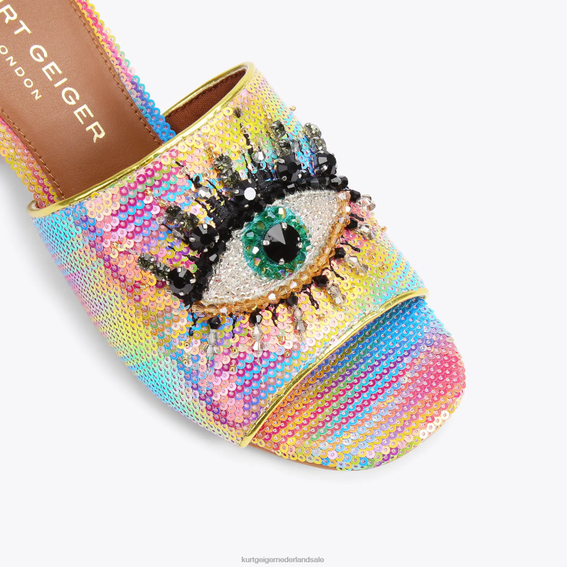 vrouwen Kurt Geiger N206R293 Londen olijfblok oog meerdere/andere | schoenen