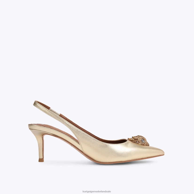 vrouwen Kurt Geiger N206R332 londen belgravia slingback goud | schoenen