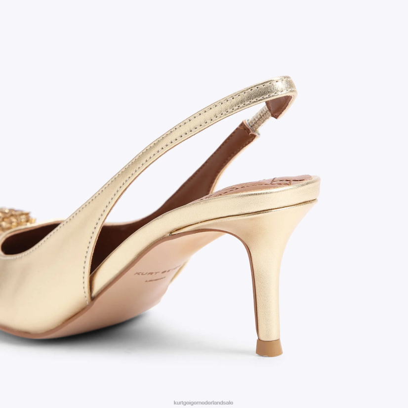 vrouwen Kurt Geiger N206R332 londen belgravia slingback goud | schoenen