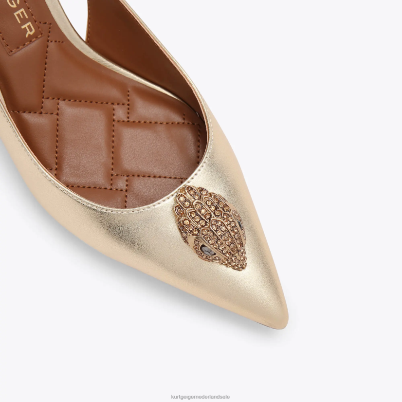 vrouwen Kurt Geiger N206R332 londen belgravia slingback goud | schoenen