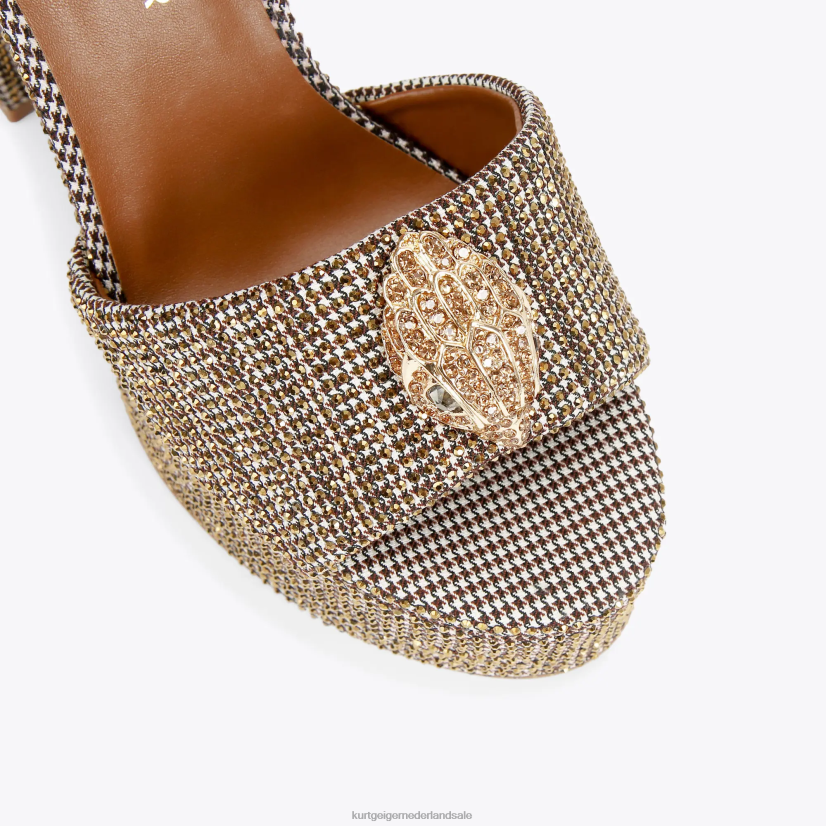 vrouwen Kurt Geiger N206R334 Londen kensington platform sandaal beige | schoenen