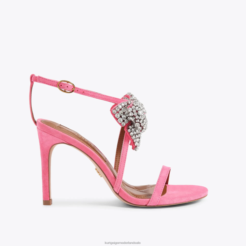 vrouwen Kurt Geiger N206R337 Londen bromley strik sandaal 95 roze | schoenen