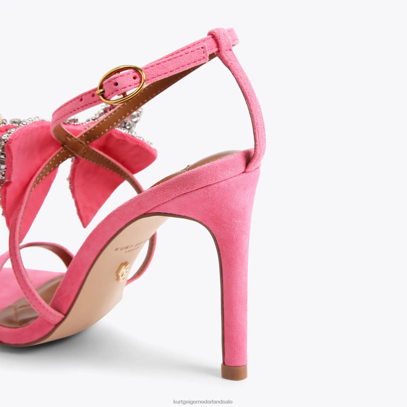 vrouwen Kurt Geiger N206R337 Londen bromley strik sandaal 95 roze | schoenen