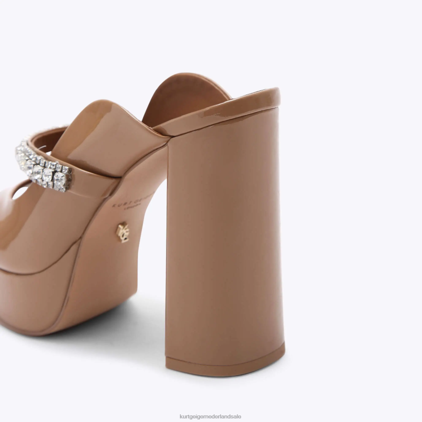 vrouwen Kurt Geiger N206R341 londen duke platform peep toe kameel | schoenen