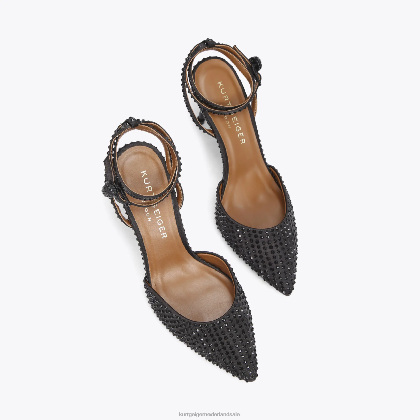 vrouwen Kurt Geiger N206R342 London Bond 90 enkeldichte teen zwart | schoenen