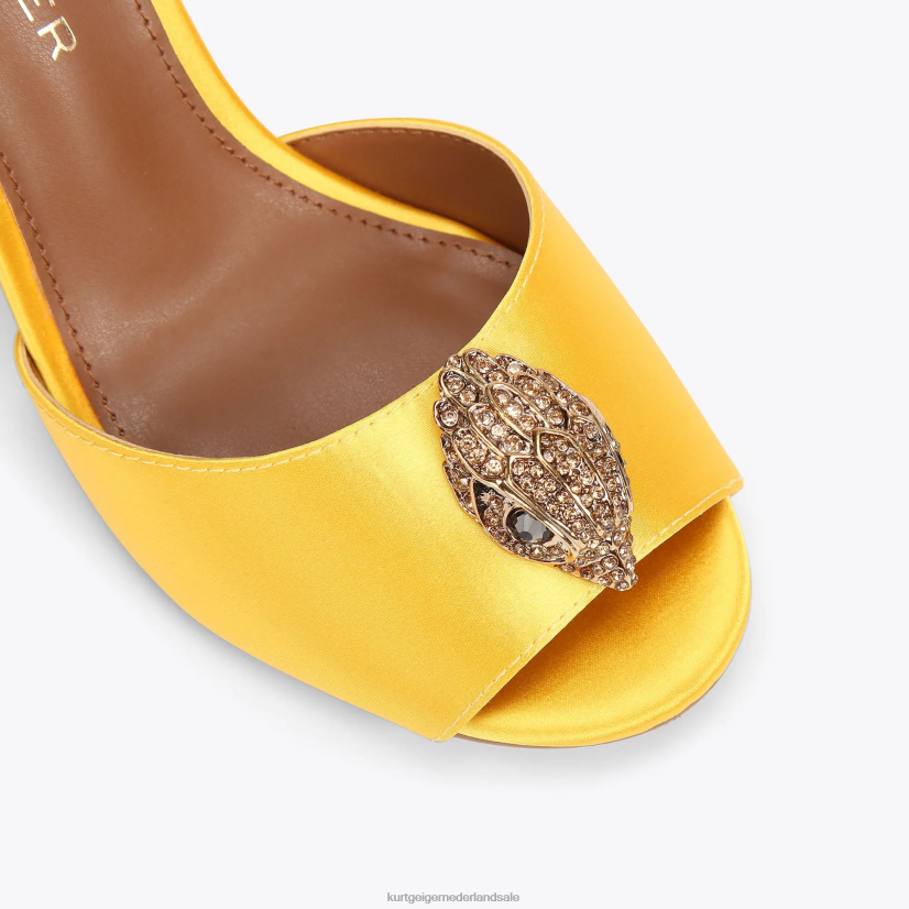 vrouwen Kurt Geiger N206R343 Londen Kensington d'Orsay geel | schoenen