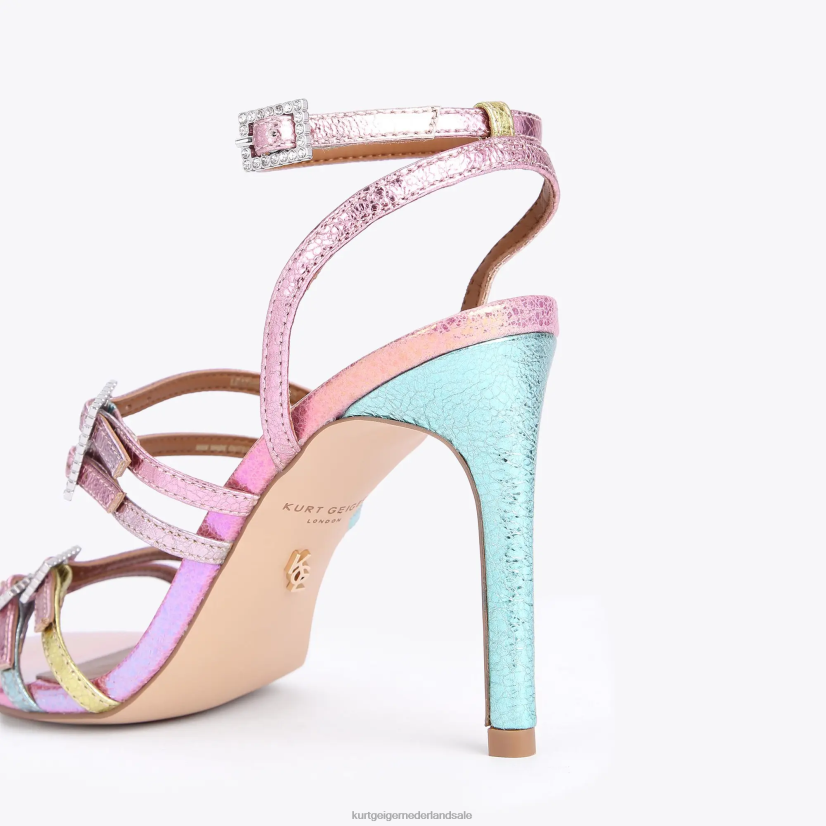 vrouwen Kurt Geiger N206R377 Londen Pierra roze combinatie | schoenen