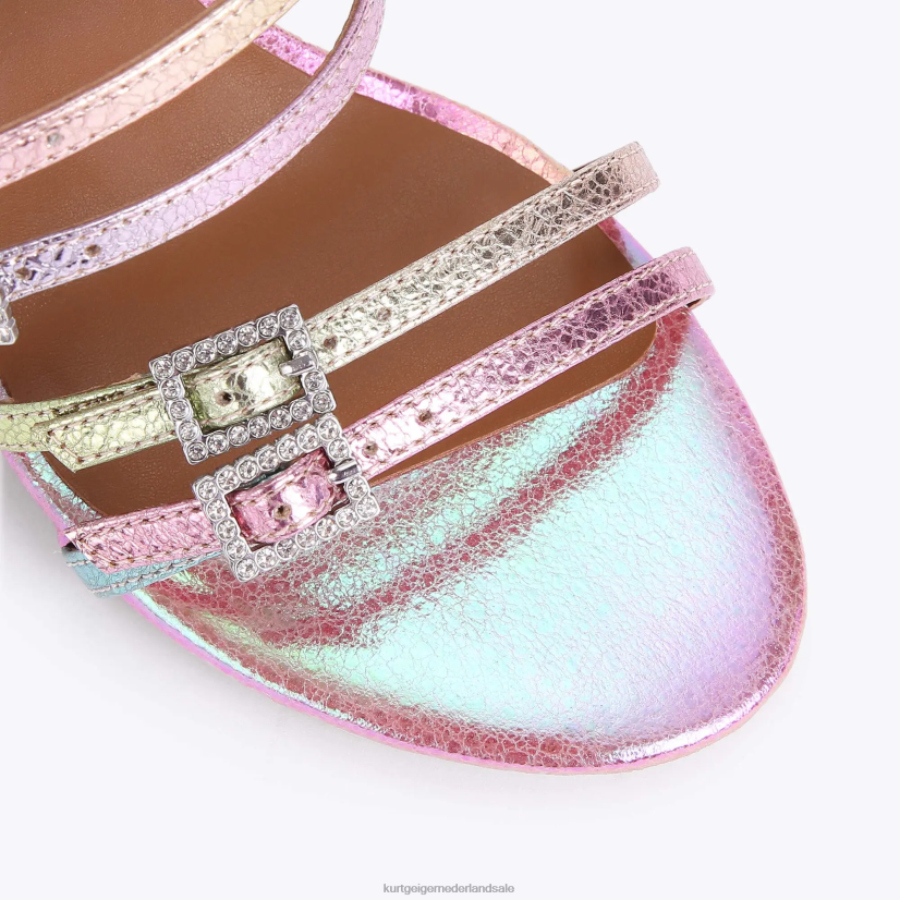 vrouwen Kurt Geiger N206R377 Londen Pierra roze combinatie | schoenen