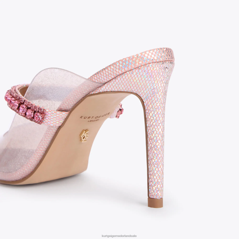 vrouwen Kurt Geiger N206R387 Londen Duke-vinyl roze | schoenen