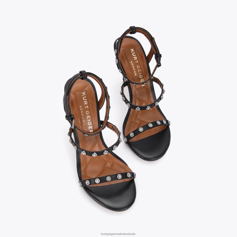 vrouwen Kurt Geiger N206R388 Londen Portia kristallen zwart | schoenen