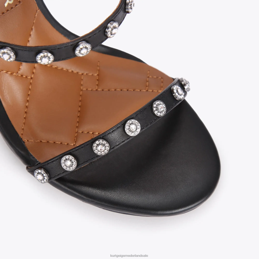 vrouwen Kurt Geiger N206R388 Londen Portia kristallen zwart | schoenen
