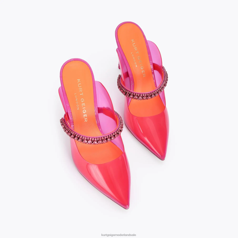 vrouwen Kurt Geiger N206R389 Londen Duke-vinyl fushia | schoenen