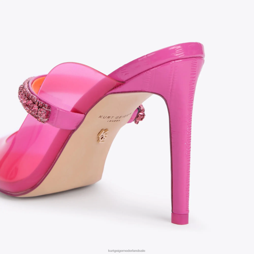 vrouwen Kurt Geiger N206R389 Londen Duke-vinyl fushia | schoenen