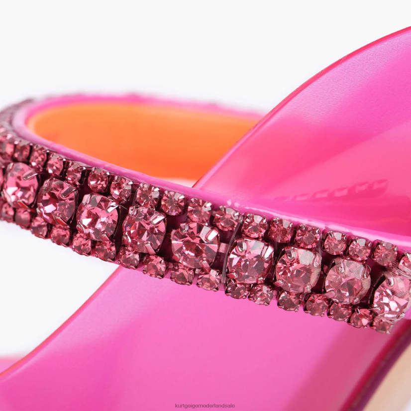 vrouwen Kurt Geiger N206R389 Londen Duke-vinyl fushia | schoenen
