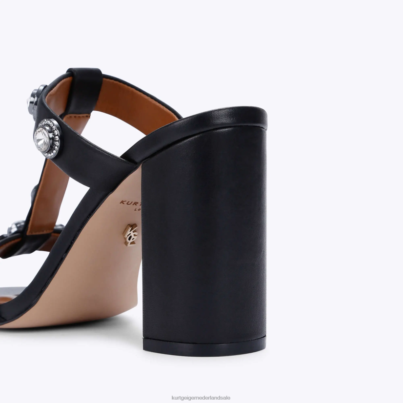 vrouwen Kurt Geiger N206R392 Londen Octavia bloksandaal zwart | schoenen