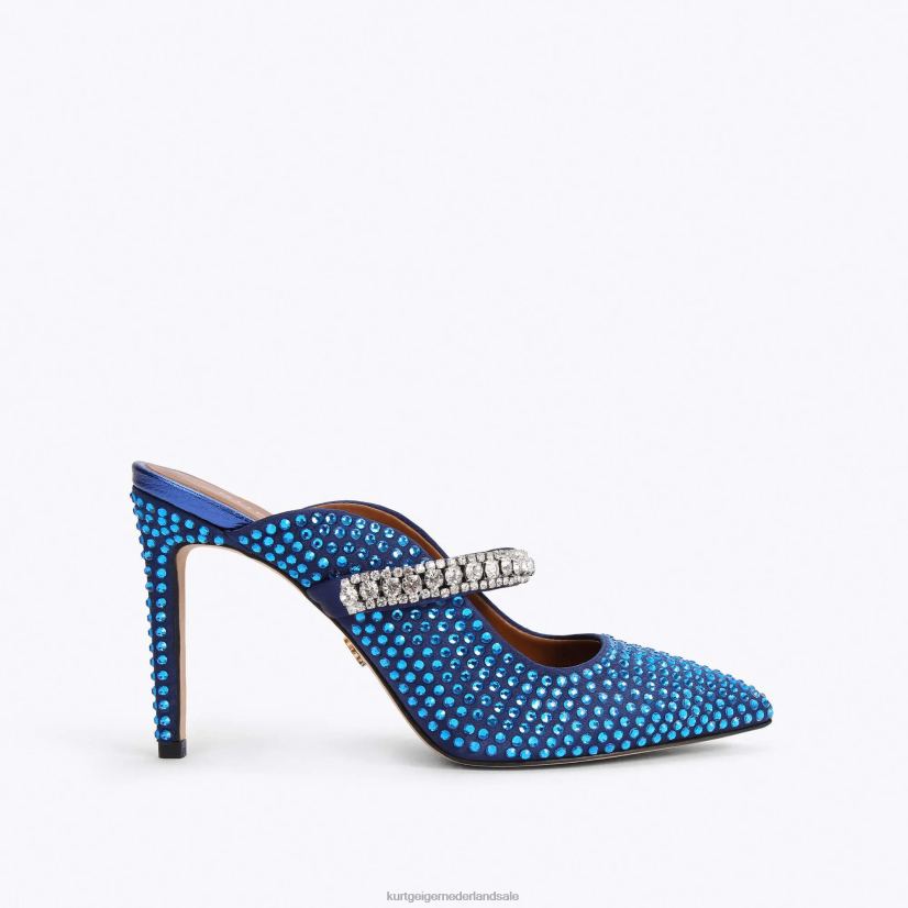 vrouwen Kurt Geiger N206R417 Londen Duke kristal donkerblauw | schoenen