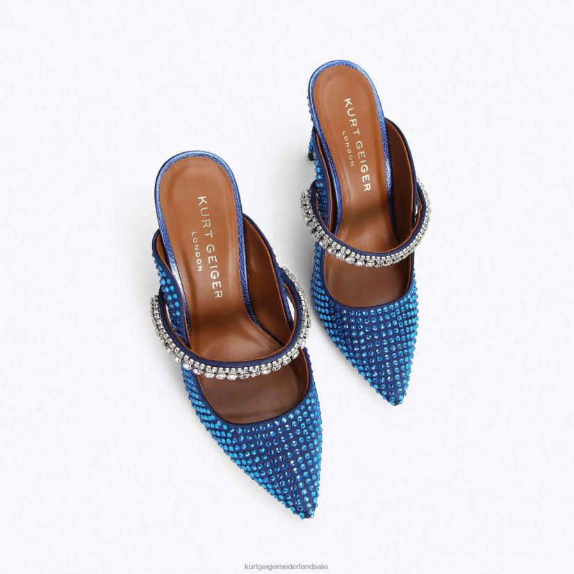 vrouwen Kurt Geiger N206R417 Londen Duke kristal donkerblauw | schoenen