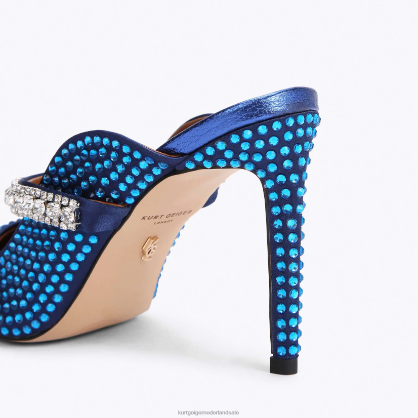 vrouwen Kurt Geiger N206R417 Londen Duke kristal donkerblauw | schoenen