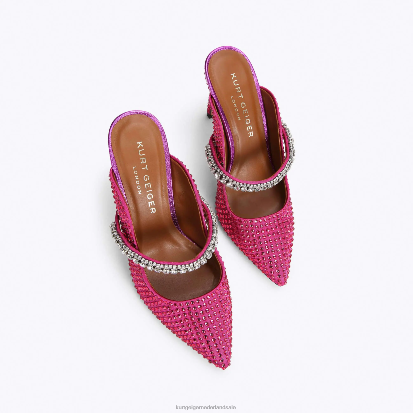 vrouwen Kurt Geiger N206R418 Londen Duke kristal fushia | schoenen