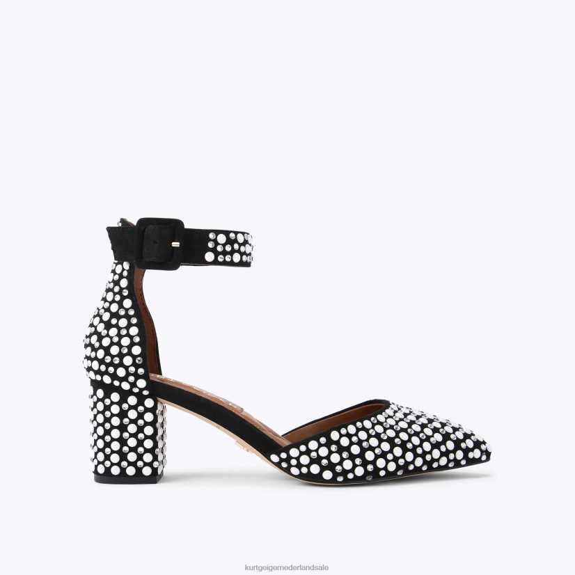 vrouwen Kurt Geiger N206R423 Londen Burlington zwart wit | schoenen